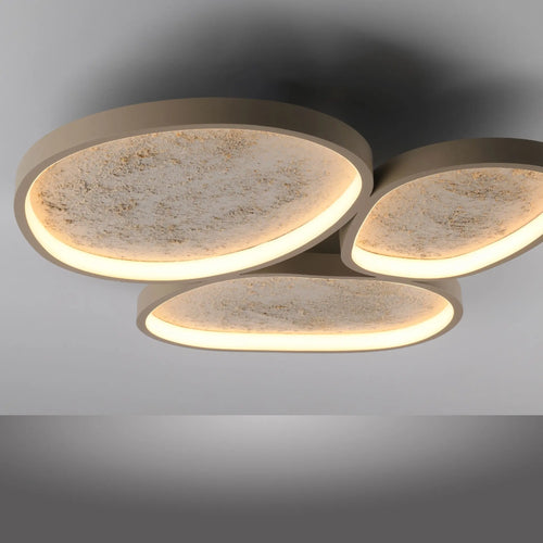 Just Light plafondlamp Moonbraker - 3 lichts - 65  x 6.1   cm - beige
