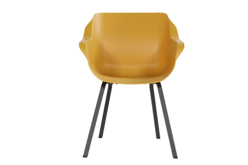 Hartman Tuinstoel Sophie - Geel Kunststof - Set Van 2 - vtwonen shop