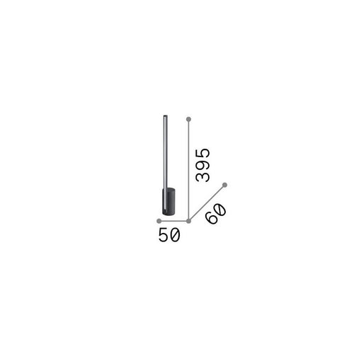 Ideal Lux ESSENCE Geïntegreerde LED-tafellamp zwart 1400lm 3000K dimbaar