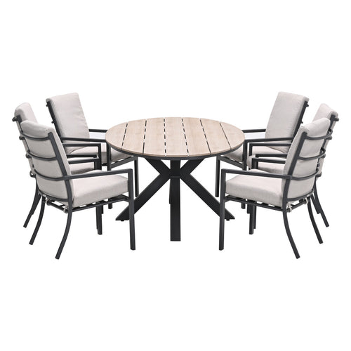 Garden Impressions tuinset Senja - Tulli - desert sand - 220x115 cm - 7-delig - vtwonen shop