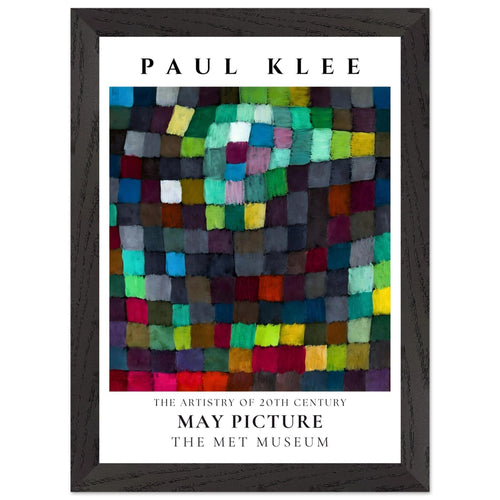 Artfulprints Poster met Lijst Paul Klee - May picture   - A4 21x29.7 cm - Meerkleurig