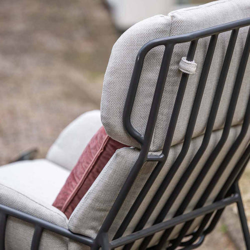 Garden Impressions Loungestoelen Fresno donker grijs