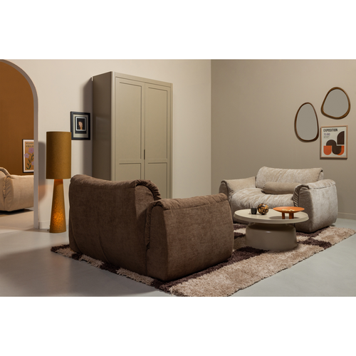 WOOOD opbergkast Gunnar - Grenen - Mud - 217x120x48