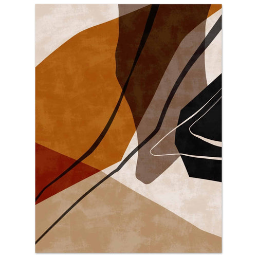 Artfulprints  Boho – Warm abstraction   poster 30x40 cm - vtwonen shop