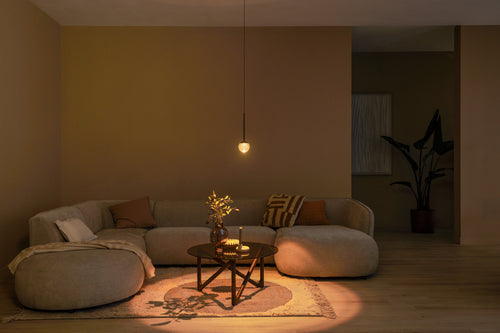 Lucide hanglamp CALINA - Geïntegreerde LED - Koffie