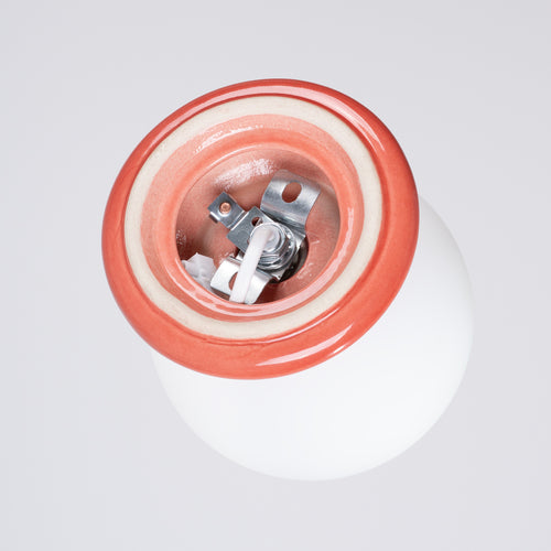 Sollux Lighting Wandlamp ZORI perzik IP44 - 12x16x12cm