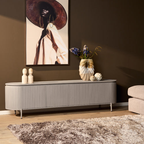 StarFurn Tv-meubel Solana - Taupe Hout - 210x45x55cm