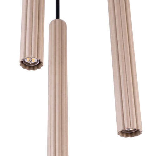 Sollux Lighting Hanglamp ARCHE 3P taupe - 20x20x120cm