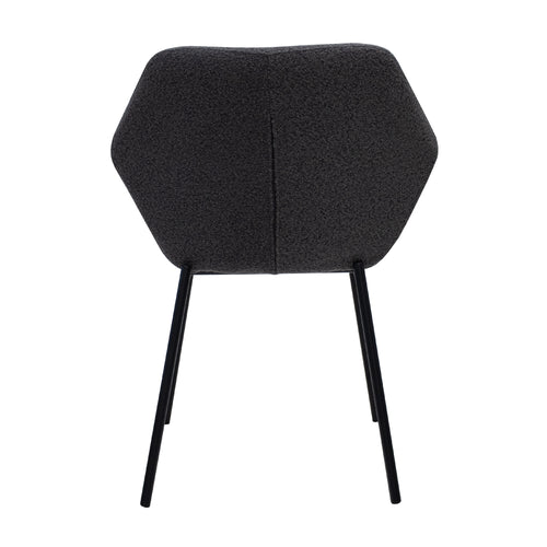 Kick eetkamerstoel Fitz - Donkergrijs - vtwonen shop