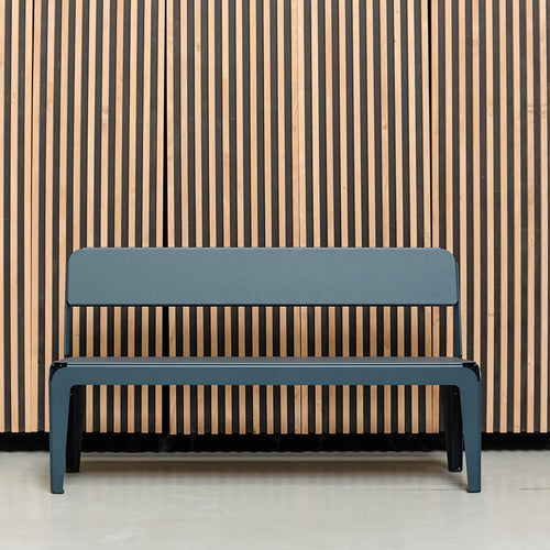 Weltevree Bended bench met rugleuning