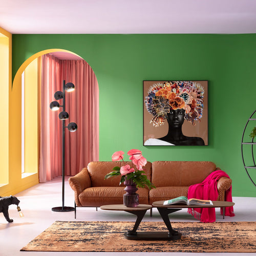 Kare Design Vloerlamp Calotta 180cm zwart - vtwonen shop