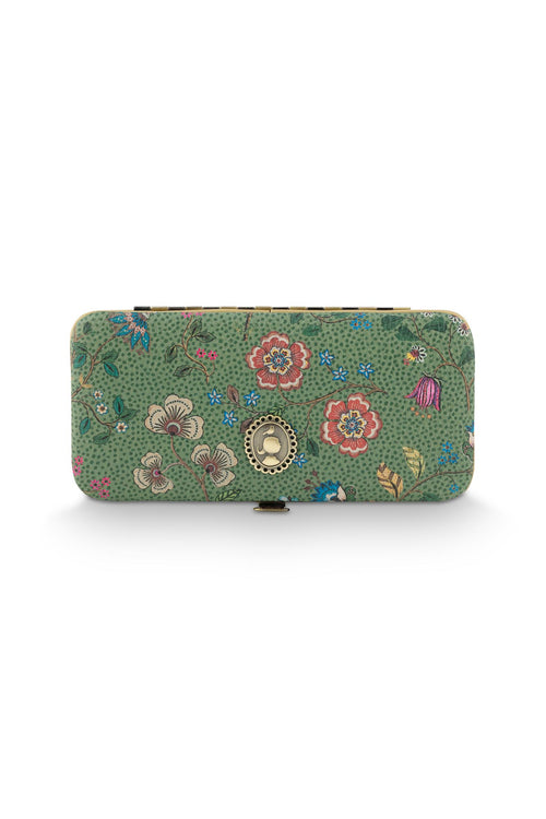Pip Studio Manicureset Flora Bangalore Mini Dames - Groen - 15x2x7,5 cm