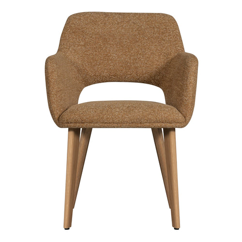 WOOOD eetkamerstoelen Murat Houten Naturel Poot - Geel - Set van 6 - vtwonen shop