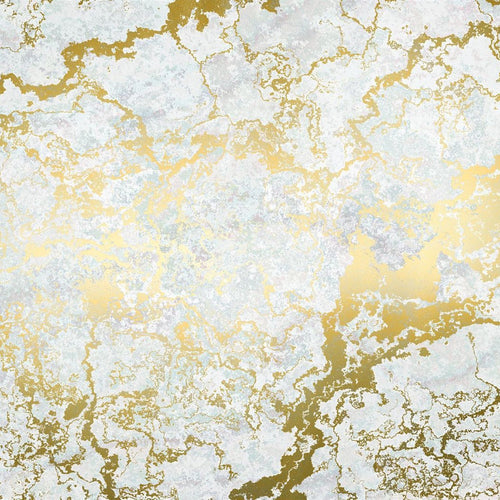 Sanders & Sanders fotobehang marmer goud en grijs - 400 x 280 cm - 612474
