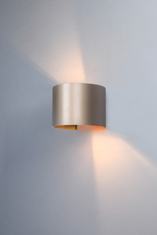 Artdelight wandlamp Gyro - 1 lichts - 11.2  x 9.7   cm - champagne - vtwonen shop