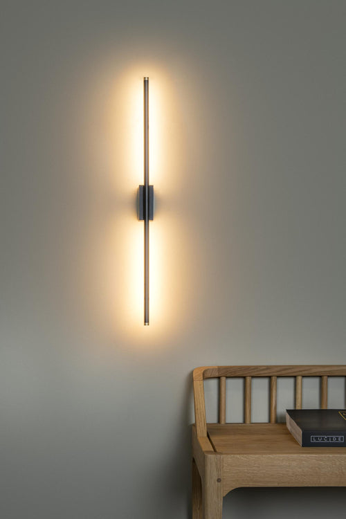 Lucide wandlamp MARNIK - Geïntegreerde LED - Zwart - vtwonen shop