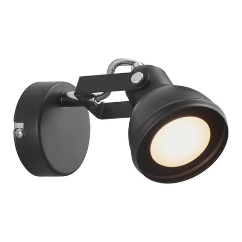 Nordlux Aslak Wandlamp - GU10 - Zwart - vtwonen shop