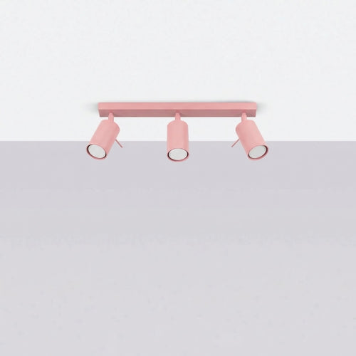 Sollux Lighting Plafondlamp RING 3L roze - 45x6x16cm