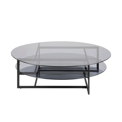 Rebellenclub Salontafel Sala - Ø120 cm - Getint Glas - vtwonen shop