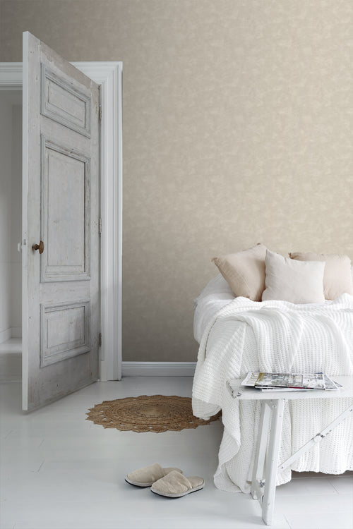 Borastapeter behang geweven structuur beige - 53 cm x 10.05 m - 660342 - vtwonen shop