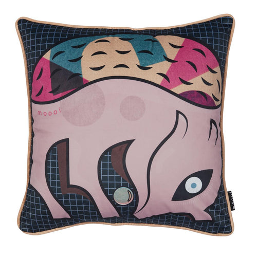 MOOOI decoratiekussen Armoured Boar - 50x50 / 20x20 Inch cm - multi - vtwonen shop