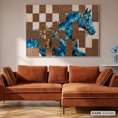 Kare Design Hoekbank Gianni 290cm rechts fluweel bruin