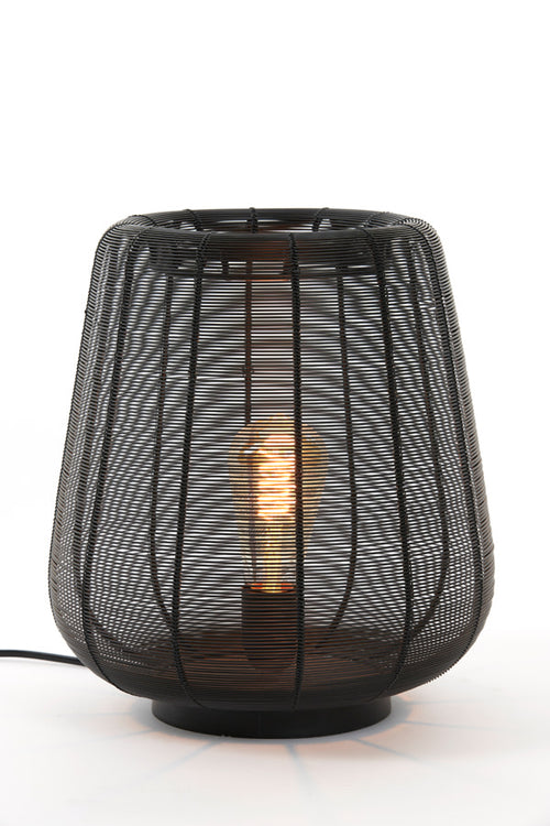 Light & Living tafellamp Adeta - zwart - 29x29x31.5 cm