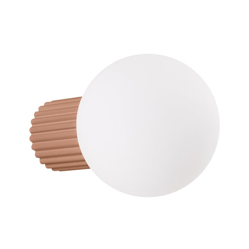 Sollux Lighting Wandlamp HALO mokka IP44 - 12x17x12cm