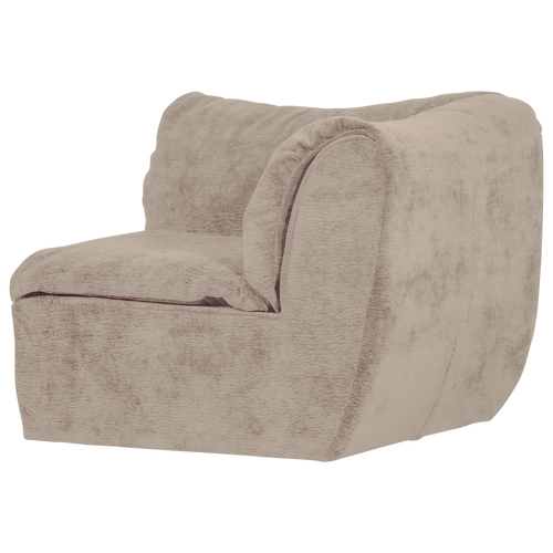 WOOOD hoekelement Baggy - 3D Chenille - Zand - 81x96x96 - vtwonen shop