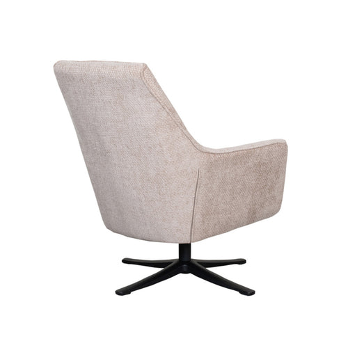 LABEL51 Fauteuil Tod - Beige Stof - Draaibaar - vtwonen shop