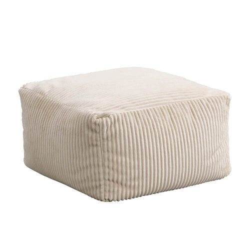 Home Deluxe zitzak COSY beige inclusief krukje - vtwonen shop