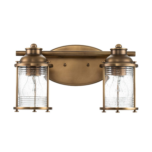 Elstead Kichler Ashland Wandlamp Natuurlijk Messing, IP44