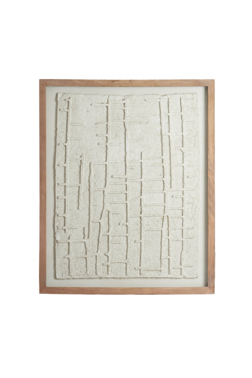 Light & Living ornament HAIPA - 74x2x90cm - wit