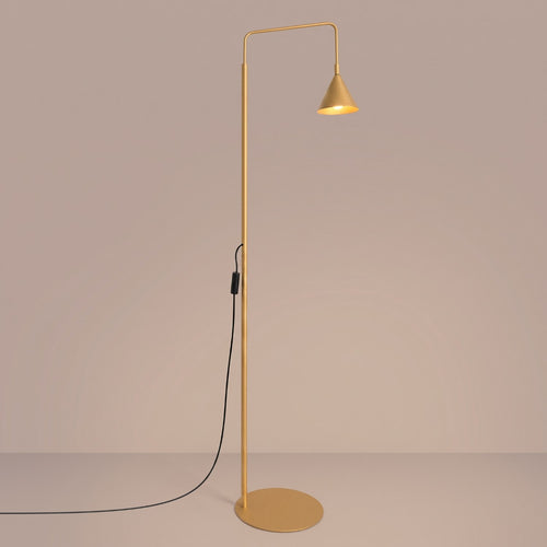 Sollux Lighting Vloerlamp NOX goud - 30x30x165cm