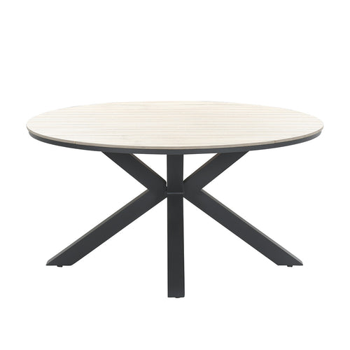 Garden Impressions Tuinset Marbella 6-delig earl grey - Tulli tuintafel Ø148 cm