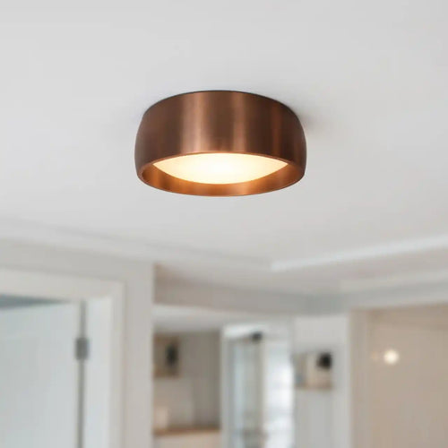 Artdelight plafondlamp Montana - 1 lichts - 15  x 5   cm - brons