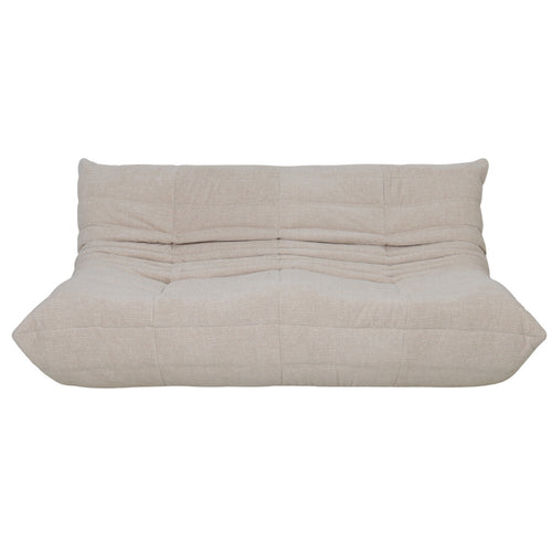 Giga Meubel 2-Zits Bank - Beige Stof - 168x100x69cm