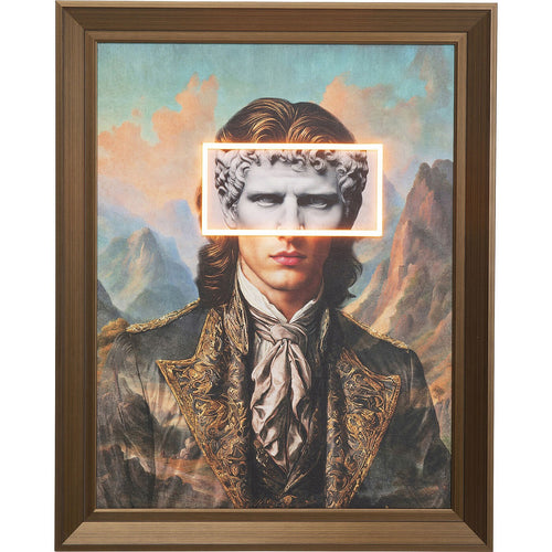 Kare Design Schilderij LED gentleman 80x100cm - vtwonen shop