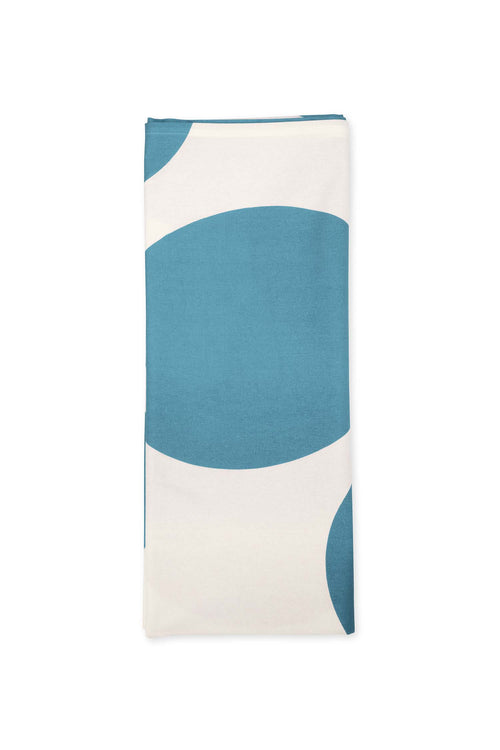 vtwonen - Tafelkleed - Stippen - Katoen - Lichtblauw - 150x250cm