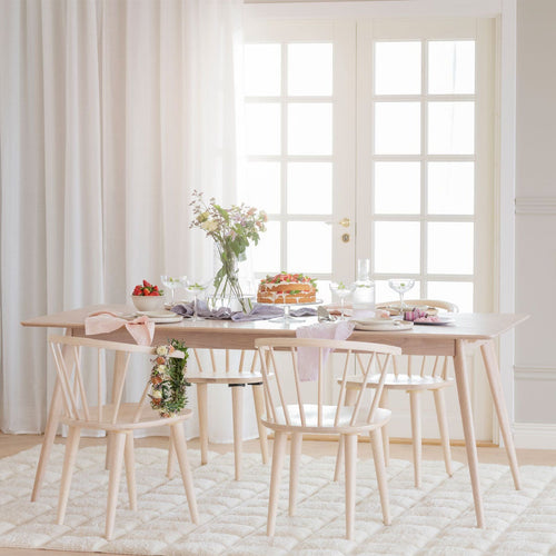 Rowico Home Carmen Houten Spijlenstoel Whitewash - vtwonen shop