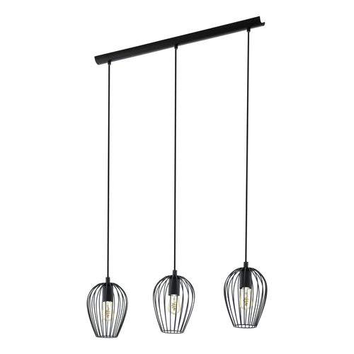EGLO hanglamp Newtown - e27 - 70 cm - zwart - vtwonen shop