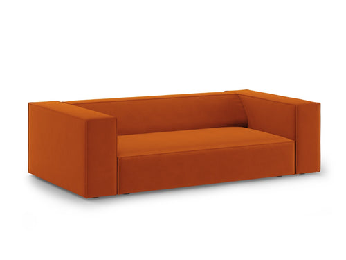 Cosmopolitan Design Bank Arendal 2-zits, flueel terracotta - 102x180x70cm