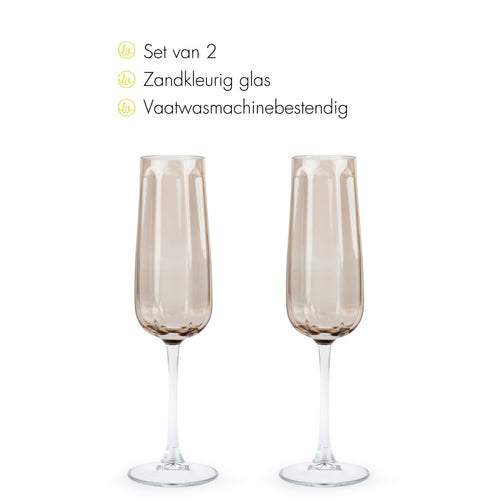 Leopold Vienna - Champagneflute Corvina s/2