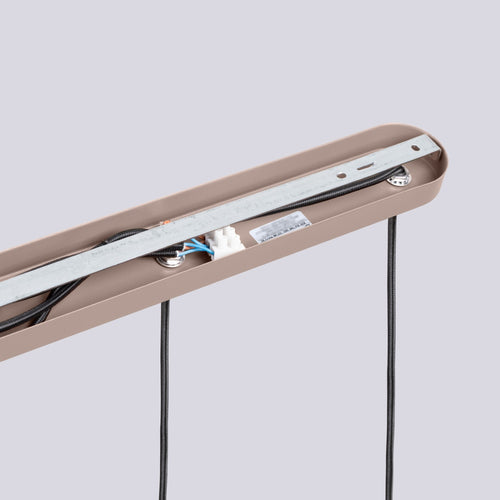 Sollux Lighting Hanglamp HALO 3L taupe - 40x6x120cm
