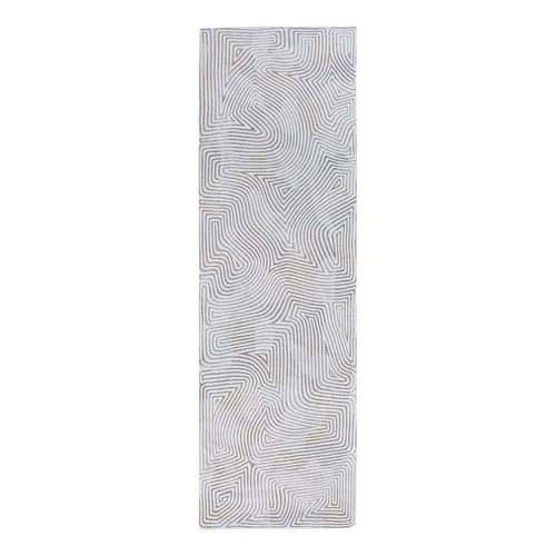 Louis De Poortere vloerkleed Oyster White - grijs - 80x250cm