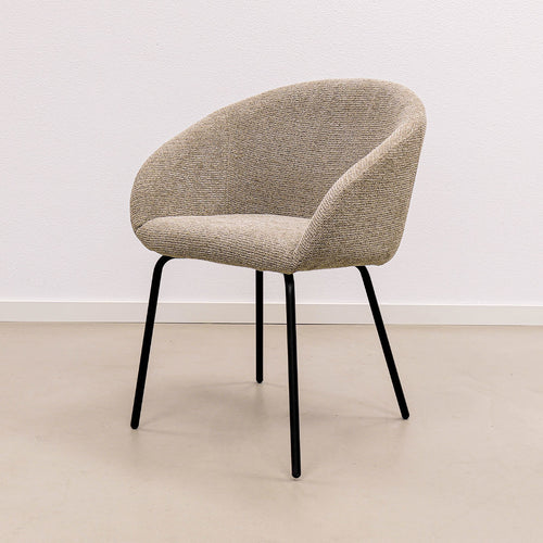 Kick eetkamerstoel Brent - Taupe