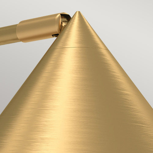 Kuppel-Wandleuchte Modern Gebürstetes Gold 1x E27