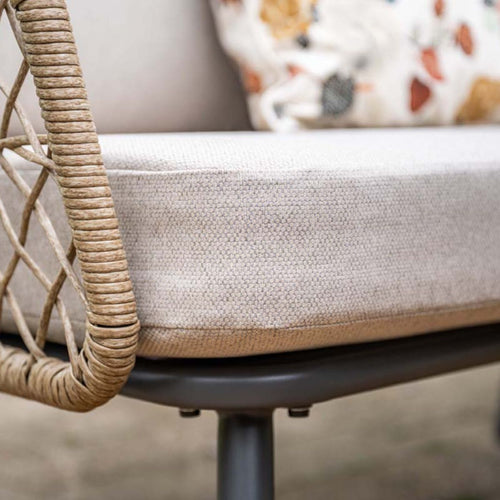 Allasio lounge-dining hoekset - 5-dlg. - c.black - desert sand - VW