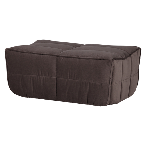 vtwonen hocker Cluster - Velvet - Chocoladebruin - 45x104x60
