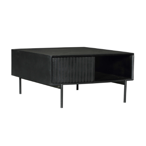 Starfurn  salontafel Madison - zwart - 80x80x40cm - vtwonen shop